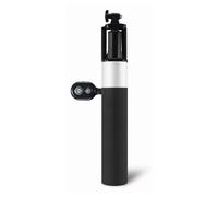 Happy Rain Essentials Emoticons Regenschirm mit Selfie Stick Funktion 30 cm - silver