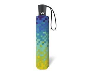 happy rain Taschenschirm Essentials Up & Down Pixel Rainbow 1 Stk.
