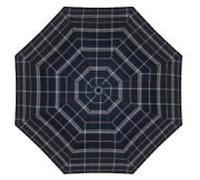 Happy Rain Taschenschirm Jasch, Blau-Karo