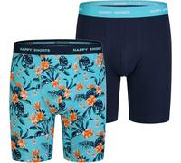 HAPPY SHORTS Langer Boxer Herren mehrfarbig, L
