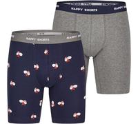 HAPPY SHORTS Langer Boxer Herren mehrfarbig, XL