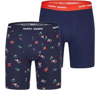 Happy Shorts 2 Jersey Trunk Lang Herren Boxershorts Pant HoHoHo, Farbe:HoHoHo, Grösse:XL