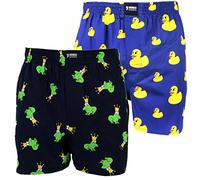 Happy Shorts 2 Webboxer Herren Boxer Motiv Boxershorts Design 15, Grösse:M - 5-50, Präzise Farbe:Design 15