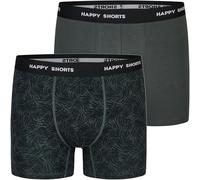 Happy Shorts 2er oder 3er Pack Herren Boxershorts, Trunks, Jerseys Farbwahl, Grösse:S, Farbe:2er Pack D09