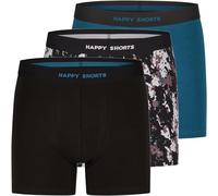 Happy Shorts 2er oder 3er Pack Herren Boxershorts, Trunks, Jerseys Farbwahl, Grösse:XXL, Farbe:3er Pack D05