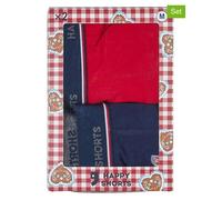 Happy Shorts 2er-Set: Boxershorts "Oktoberfest" in Rot - Größe XL | Herren Waesche