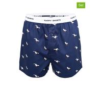 Happy Shorts 3er Pack Herren American Boxer Boxershorts Webboxer Farbwahl S-XXL, Grösse:XXL, Farbe:Set 3