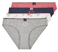 Happy Shorts 4 x Damen Slips Höschen Unterwäsche Weihnachten Motive Zuckerstangen, Grösse:XL, Farbe:Mehrfarbig
