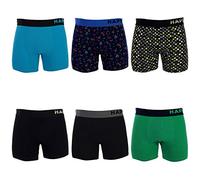 Happy Shorts 6 Surprise Pack Herren Jersey Boxer Trunk Shorts DESORTIERT, Grösse:XL - 7-54, Farbe:Mehrfarbig