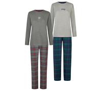 Happy Shorts Damen Pyjama ChristmasSchlafanzug, Pyjama Set, Nachtwäsche L