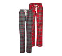 Happy Shorts Damen Pyjamahose ChristmasSchlafhose, Nacht Hose, Loungehose XL