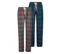 Happy Shorts Damen Pyjamahose ChristmasSchlafhose, Nacht Hose, Loungehose XL