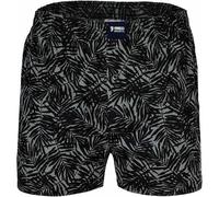 HAPPY SHORTS Happy Shorts Herren Webboxershorts - American Style, Baumwolle, gemustert (HS-Boxer-Web) L Palm Leaves Khaki
