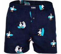 Happy Shorts Herren American Boxer Boxershorts Shorts Webboxer Surfing Seagull, Farbe:Surfing Seagull, Grösse:L