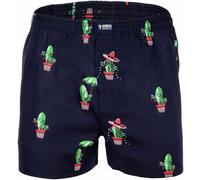HAPPY SHORTS Happy Shorts Herren Webboxershorts - American Style, Baumwolle, gemustert (HS-Boxer-Web) M Mexican Cactus