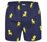 Happy Shorts Herren American Boxer Boxershorts Shorts Webboxer Küken - Chicks, Wäschegröße:XL, Präzise Farbe:Kücken - Chicks