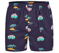 Happy Shorts 2er-Set: Webboxershorts in Dunkelblau - 60% | Größe L | Herren Waesche