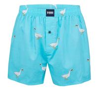 Happy Shorts Herren American Boxer Boxershorts Webboxer Gans, Farbe:Gans - Goose, Grösse:L
