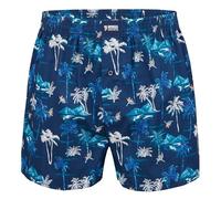 Happy Shorts Herren American Boxer Boxershorts Webboxer Island, Farbe:Islands - Inseln, Grösse:S