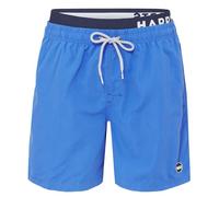 Happy Shorts Herren Badeshorts Strandshorts Blau mit Waistband S - XXL, Farbe:Marine, Grösse:M