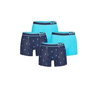 Happy Shorts Herren Boxer 4-Pack Palms - Mehrfarbig - Größe XL
