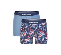Happy Shorts Herren Boxer Jersey 2-Pack Sortiert 2 - Größe XL