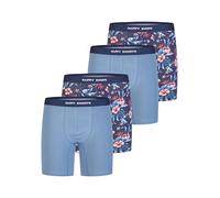 Happy Shorts Herren Boxershorts Mehrpack Retroshorts aus elastischer Baumwolle Jersey Bequeme Unterhosen mit elastischem Bund, weicher Stoff, perfekte Passform, langlebig