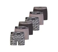 Happy Shorts Herren Boxershorts Mehrpack Retroshorts aus elastischer Baumwolle Jersey Bequeme Unterhosen mit elastischem Bund, weicher Stoff, perfekte Passform, langlebig
