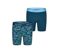 Happy Shorts Herren Langer Boxer 2-Pack Jersey Boxer Briefs - Jungle - Größe M