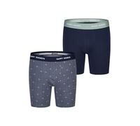 Happy Shorts Herren Langer Boxer 2-Pack Jersey Boxer Briefs - Palms 3 - Größe L