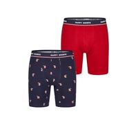 Happy Shorts Herren Langer Boxer 2-Pack Xmas Boxer Briefs - Gingerbread Men - Größe M