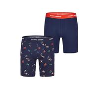 Happy Shorts Herren Langer Boxer 2-Pack Xmas Boxer Briefs - HOHOHO - Größe M