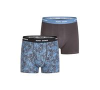 Happy Shorts Herren Retro Pants 2-Pack Jersey - Blue-Black - Größe XXL