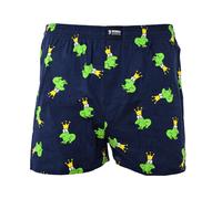 Webboxer HAPPY SHORTS "Web-Boxershorts 1er Pack", Damen, Gr. M, bunt (frosch), Obermaterial: 100% Baumwolle CO., Unterhosen (95402504-M) frosch