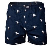 Happy Shorts Herren American Boxer Boxershorts Shorts Webboxer Möwe - sea gul S - M - L - XL