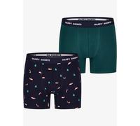 Happy Shorts 2 Jersey Trunk Herren Boxershorts Pant Weihnachtsmotive, Farbe:Weihnachtsmotive - Christmas Motifs, Grösse:XXL