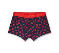 Happy Socks 1-Pack Kisses Baumwolle Trunks Herren Marine Rot S