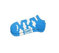 Happy Socks 1er Pack niedrige Socken, gestreifte bunte Baumwolle Sommersocken, lustig Geschenkbox für Damen und Herren (P000399, DE/NL/SE/PL, Numerisch, 41, 46, Regular, Regular)