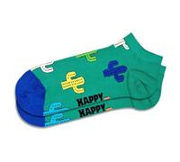 Happy Socks 1er Pack niedrige Socken, gestreifte bunte Baumwolle Sommersocken, lustig Geschenkbox für Damen und Herren (CCT05-7303, DE/NL/SE/PL, Numerisch, 41, 46, Regular, Regular)
