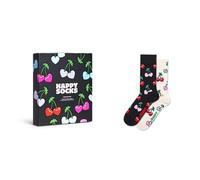 Happy Socks 2-Pack Cherry Gift Set Baumwolle Socken Damen Herren Schwarz 41-46