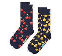 Happy Socks Socken Classic Crew – 2er-Pack, Bio-Baumwolle, mehrfarbig, Größe 41-46