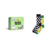 Happy Socks 2-Pack Dogs Gift Set Baumwolle Socken Damen Herren Grün 36-40