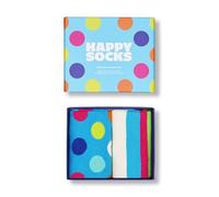 Happy Socks 2-Pack Light Blue Mix Socks Gift Set, bunte Socken aus Baumwolle mit lustigen Motiven
