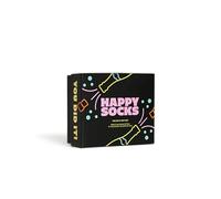 HAPPY SOCKS Unisex Socken, 2er Pack - Geschenkbox, Farbmix, mehrfarbig, 36-40 You did it2