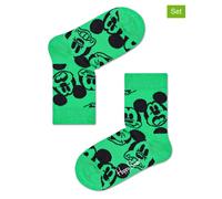 Happy Socks 2er-Set: Socken in Grün - Größe 22-24 | Babysocken Strumpfhosen