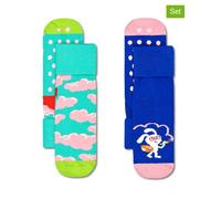 Happy Socks 2er-Set: Socken in Türkis - Größe 22-24 | Babysocken Strumpfhosen