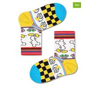 Happy Socks 2er-Set: Socken in Weiß - Größe 22-24 | Kinder Socken Strumpfhosen