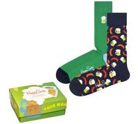 Happy socks 2P Beer Gift Box Blau/Grün Baumwolle Gr 36/40