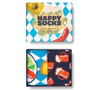 Happy socks 2P Beer Gift Box Blau Muster Baumwolle Gr 36/40