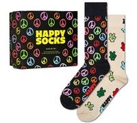 Happy socks 2P Peace Socks Gift Set Mixed Baumwolle Gr 41/46
